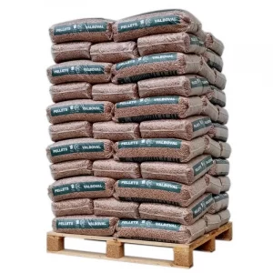 Granulés de bois Valboval – Palette de 65 sacs de 15 kg